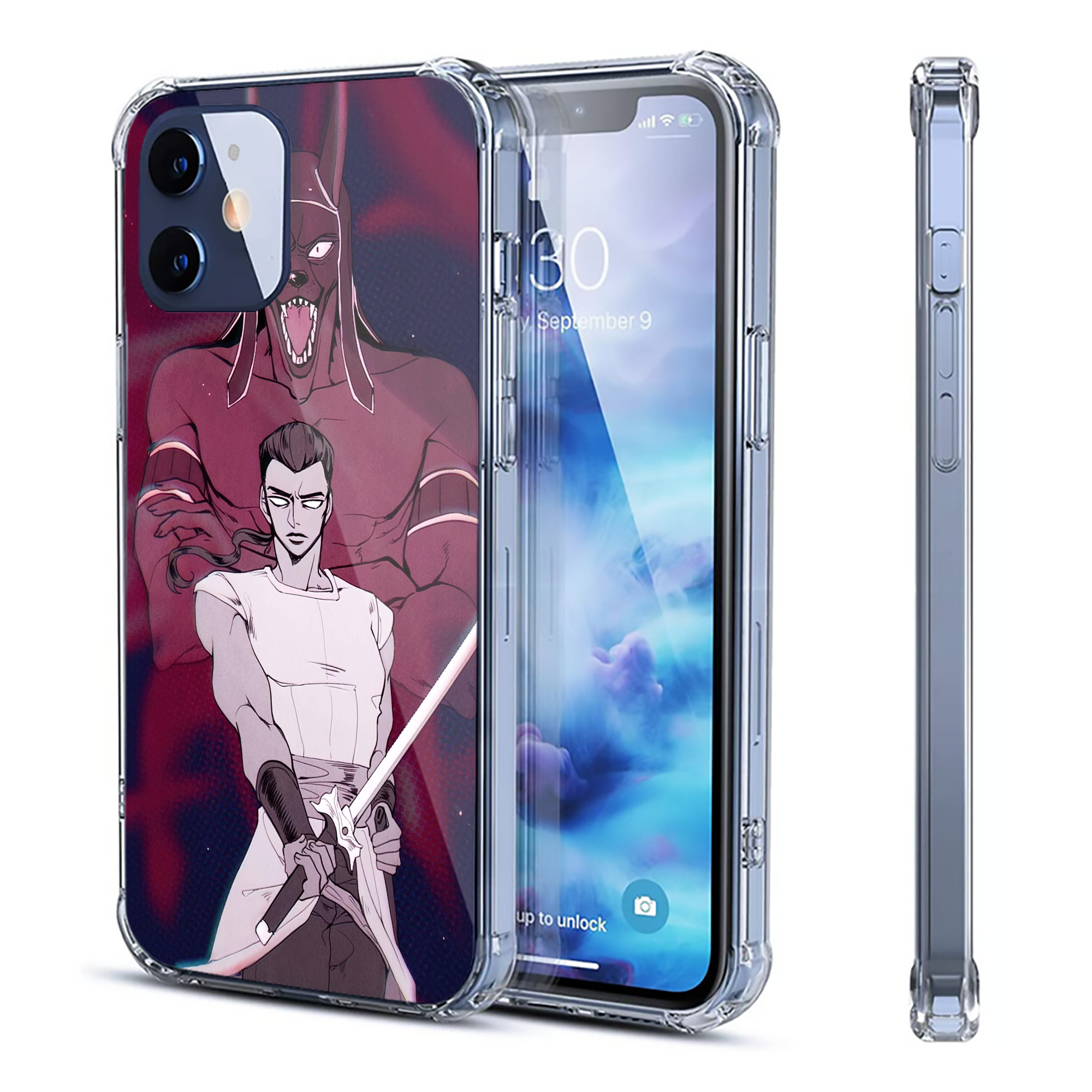 （画像用） ジョジョの奇妙な冒険 JoJo's Bizarre Adventure 【iPhone 12シリーズ対応】透明スマホケース（クリアソフトケース）